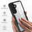 For Samsung Galaxy S25 / S24 Case Acrylic+TPU Clear Phone Cover with PET Screen Protector - 3
