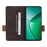 For Realme 12 4G / 12+ 5G Wallet Phone Case Hardware Decor PU Leather Folio Flip Cover - Coffee - 2