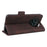 For Realme 12 4G / 12+ 5G Wallet Phone Case Hardware Decor PU Leather Folio Flip Cover - Coffee - 4