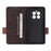 For Realme 12 4G / 12+ 5G Wallet Phone Case Hardware Decor PU Leather Folio Flip Cover - Coffee - 5