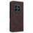 For Realme 12 4G / 12+ 5G Wallet Phone Case Hardware Decor PU Leather Folio Flip Cover - Coffee - 7