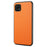 For Samsung Galaxy A22 5G (EU Version) Case PU Leather Fingerprint-Resistant Back Cover - Orange - 1