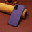 For Samsung Galaxy A51 4G SM-A515 Case PU Leather+PC+TPU Slim-Fit Phone Shell - Purple - 4