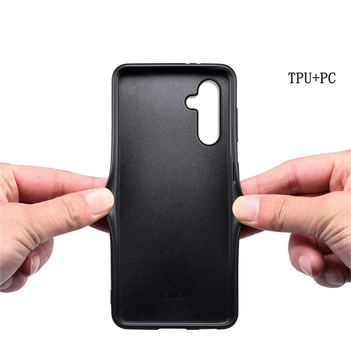 For Samsung Galaxy A14 5G / 4G Case PU Leather Ultra-thin Shockproof Back Cover - Green - 3