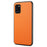 For Samsung Galaxy A31 Case Calf Texture Soft Leather Back Cover - Orange - 1