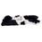 For OnePlus 12 5G Case Fluffy Cows Ear Shockproof Soft TPU Phone Cover - Black - 4