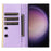 For Samsung Galaxy S24 Ultra Suction Cup PU Leather Phone Case Stand Wallet Phone Cover Shoulder Bag - Purple - 3