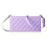 For Samsung Galaxy S24 Ultra Suction Cup PU Leather Phone Case Stand Wallet Phone Cover Shoulder Bag - Purple - 7