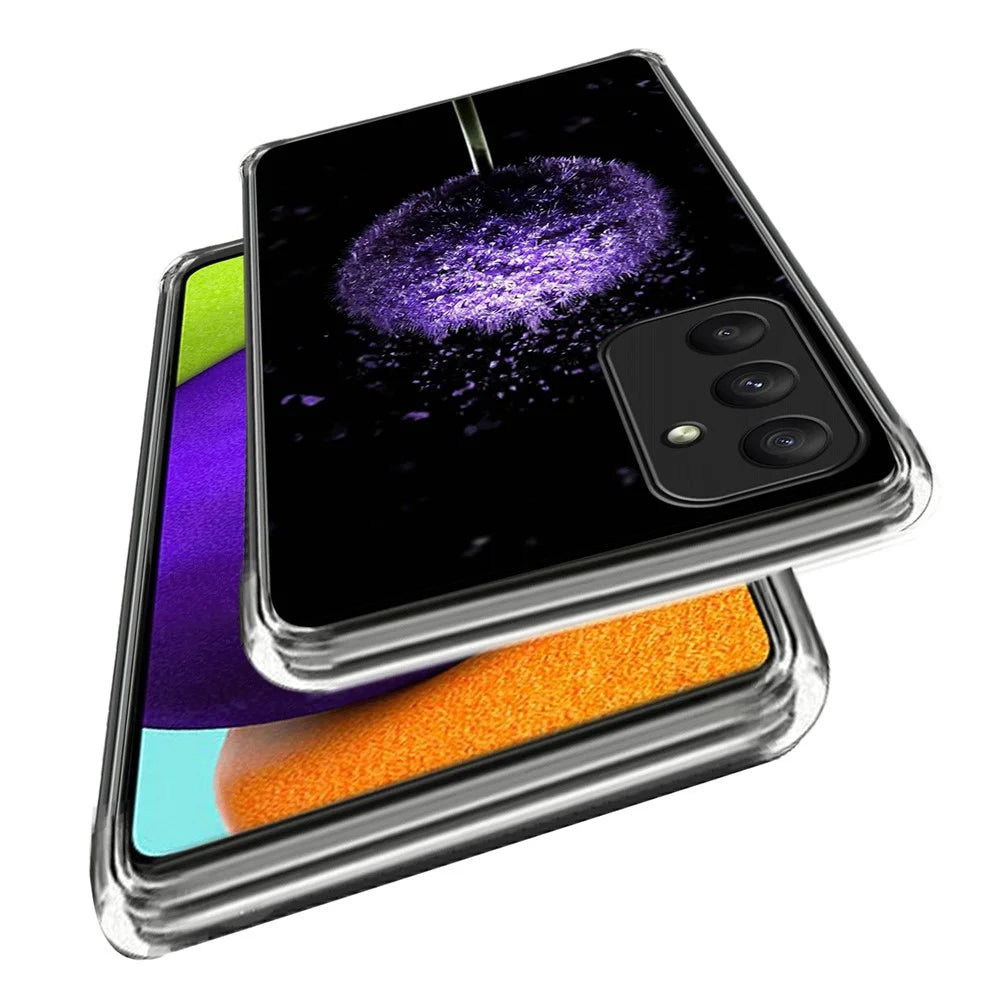 For Samsung Galaxy A15 4G / 5G Case Pattern Flexible Shockproof TPU Phone Cover - Dandelion - 2