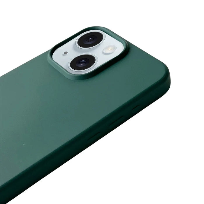 For iPhone 14 Plus Case Liquid Silicone Smooth Phone Cover with Adjustable Lanyard - Wine Red - 4