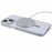 For iPhone 13 Magnetic Phone Case Thickened Hard PC Cover with Metal Buttons - Orange - 4