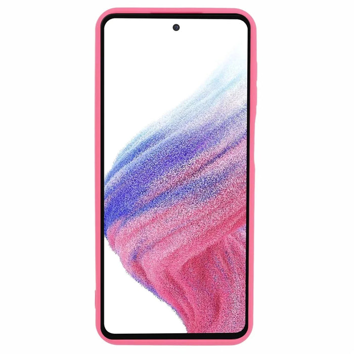 JTW Series For Samsung Galaxy A52 4G / A52s 5G / A52 5G TPU Case Down Jacket Rubberized Phone Cover - Rose - 2