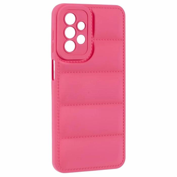 JTW Series For Samsung Galaxy A52 4G / A52s 5G / A52 5G TPU Case Down Jacket Rubberized Phone Cover - Rose - 3
