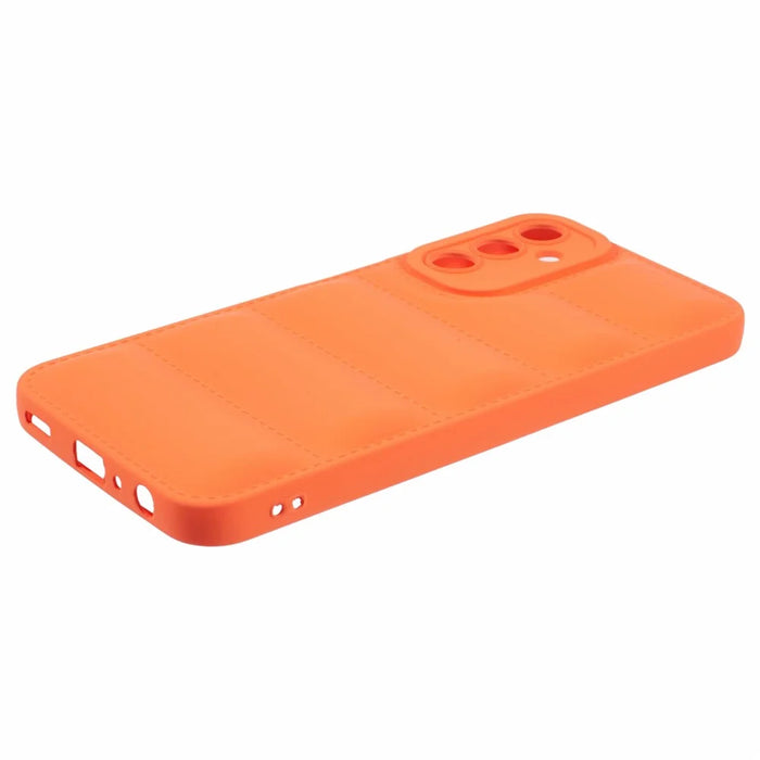 JTW Series For Samsung Galaxy A55 5G Down Jacket Design TPU Case Drop Proof Phone Shell - Orange - 4