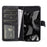 For Google Pixel 9 Pro XL Wallet Case PU Leather Color Splicing Cell Phone Cover - Black - 2