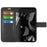 For Google Pixel 9 Pro XL Anti-Scratch Leather Case Calf Texture Phone Wallet Cover - Black - 2