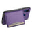 For Samsung Galaxy A20 / A30 Kickstand Case TPU+PC+PU Phone Cover with Card Slots - Purple - 3