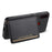 For Samsung Galaxy A20s Phone Case Card Slots Kickstand Phone Cover Calf Texture - Black - 3