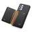 For Samsung Galaxy A32 5G Case 5 Card Slots Kickstand Bump Proof Phone Cover - Black - 4