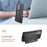 For Samsung Galaxy A32 5G Case 5 Card Slots Kickstand Bump Proof Phone Cover - Black - 5