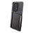 For Samsung Galaxy A33 5G Card Slots Case Kickstand TPU+PC+PU Phone Cover - Black - 2
