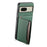For Google Pixel 8 Case Calf Texture PU Leather Coated TPU+PC Mobile Phone Cover - Green - 2