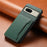 For Google Pixel 8 Case Calf Texture PU Leather Coated TPU+PC Mobile Phone Cover - Green - 6