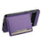 Kickstand Case for Google Pixel 6 Pro 5G Card Slots TPU+PC+PU Phone Cover - Purple - 3