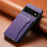 Kickstand Case for Google Pixel 6 Pro 5G Card Slots TPU+PC+PU Phone Cover - Purple - 6
