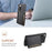 For Sony Xperia 10 V Case Kickstand Calf Texture Phone Back Protector - Black - 5