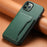 For iPhone 11 Pro Case Calf Texture PU Leather Card Slots Phone Cover - Green - 6