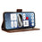 For Nothing Phone (2a) Plus / Phone (2a) Leather Case Multiple Card Slots Magnetic Closure Phone Cover - Brown - 4