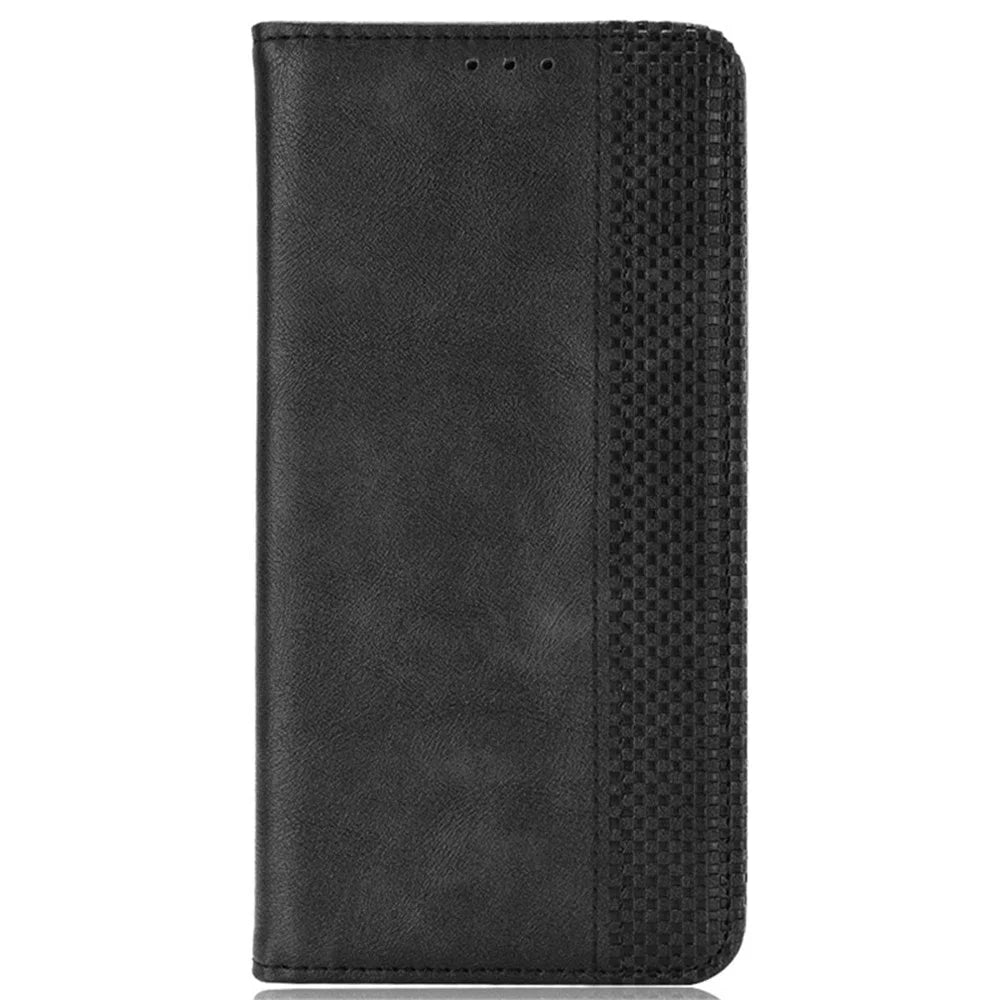 For Nothing Phone (2a) Plus / Phone (2a) Case Wallet PU Leather Phone Cover Magnetic Closing - Black - 6