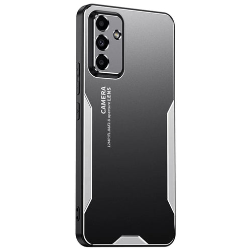 For Samsung Galaxy A55 5G Case Aluminum Alloy+TPU+PC Protective Phone Cover - Silver - 1