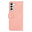ABEEL For Samsung Galaxy S22+ 5G Leather Case RFID Blocking Wallet Phone Stand Cover - Pink - 6