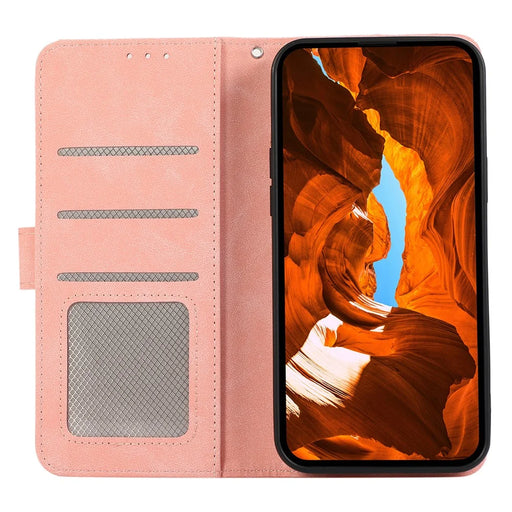 ABEEL For Samsung Galaxy S24 Ultra Magnetic Phone Case Color Matching Wallet Cover - Pink - 2