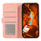 ABEEL For Samsung Galaxy A33 5G Wallet Case Color Matching RFID Blocking Leather Phone Cover - Pink - 2