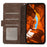 ABEEL For 	Samsung Galaxy S21+ 5G Cell Phone Cases RFID Blocking Stand Cover - Brown - 2