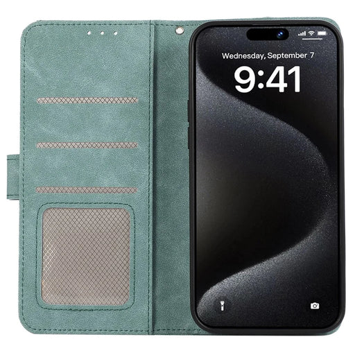 ABEEL For iPhone 15 Pro Cell Phone Cases RFID Blocking Wallet Shell - Baby Blue - 2