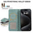 ABEEL For iPhone 15 Pro Cell Phone Cases RFID Blocking Wallet Shell - Baby Blue - 4