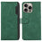 ABEEL For iPhone 14 Pro Max Cell Phone Cases RFID Blocking PU Leather Stand Cover - Green - 1