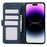 ABEEL For iPhone 14 Pro Leather Phone Case RFID Blocking Wallet Flip Phone Cover - Blue - 2