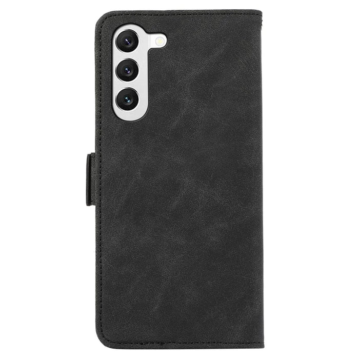 ABEEL For Samsung Galaxy S23+ Leather Case RFID Blocking Wallet Phone Cover Side Magnetic Clasp - Black - 7