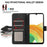 ABEEL For Samsung Galaxy A34 5G PU Leather Protective Cover RFID Blocking Stand Phone Case - Black - 4