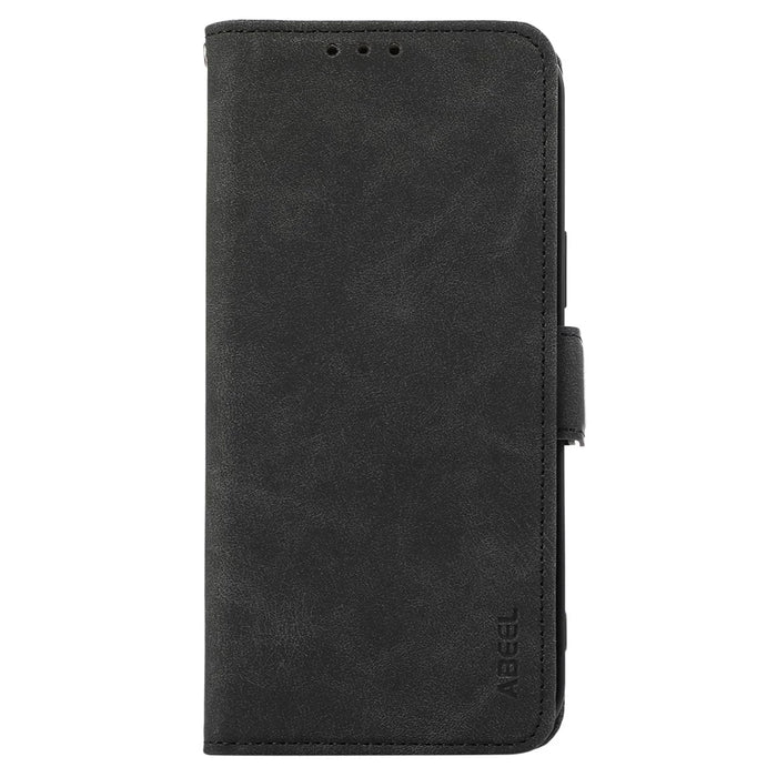 ABEEL For Samsung Galaxy A34 5G PU Leather Protective Cover RFID Blocking Stand Phone Case - Black - 7