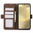 ABEEL For Samsung Galaxy S22+ 5G Shockproof Phone Cover Wallet Case PU Leather RFID Blocking Flip Shell - Brown - 2