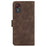ABEEL For Samsung Galaxy Xcover7 Case Side Magnetic Closure Card Slots RFID Blocking Phone Cover - Brown - 7