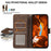 ABEEL For Samsung Galaxy A52 4G / 5G / A52s 5G Case RFID Blocking Wallet Phone Leather Cover - Brown - 4