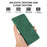 ABEEL For Samsung Galaxy S20 FE / S20 FE 5G /  S20 FE 2022 / S20 Lite Magnetic Case RFID Blocking Folio Flip Style Phone Cover - Green - 7