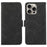 ABEEL For iPhone 12 Pro Max Case Magnetic Flip PU Leather RFID Blocking Phone Cover - Black - 1